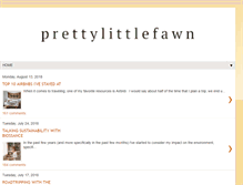 Tablet Screenshot of prettylittlefawn.com